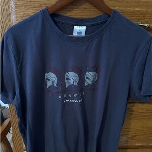 Bought in the islands and it fit perfectly. Washed once, fits like a men’s LG